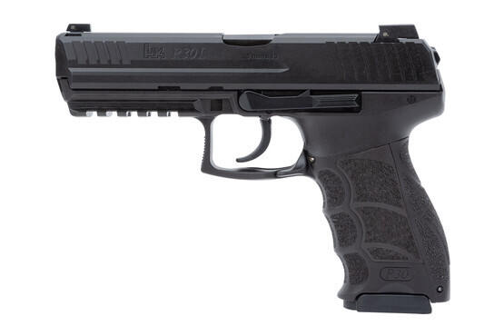 Heckler & Koch P30L V1 LEM 9mm Pistol has front and rear slide serrations